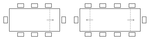 Seating capacity diagram