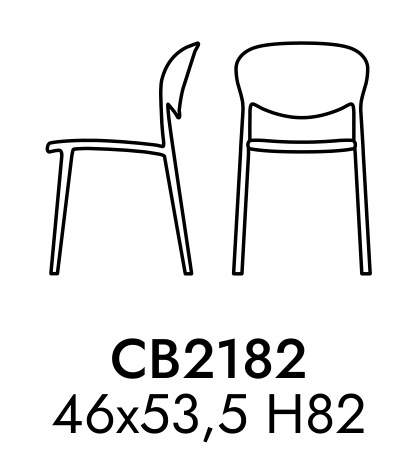 Connubia ABBY Chair CB2182 schematic