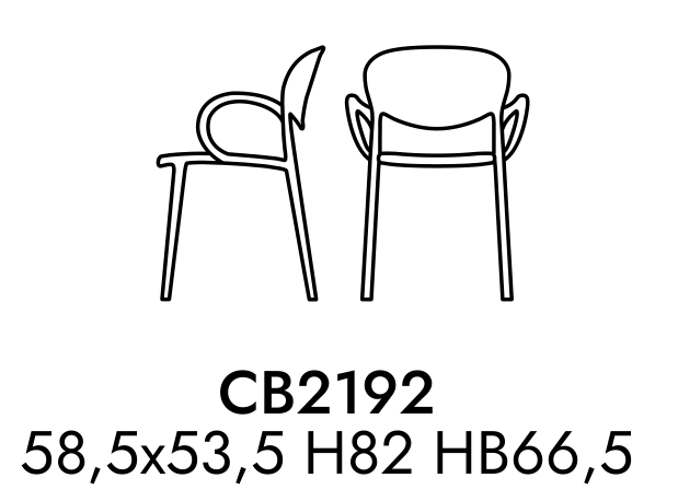 Connubia ABBY Armchair CB2192 schematic