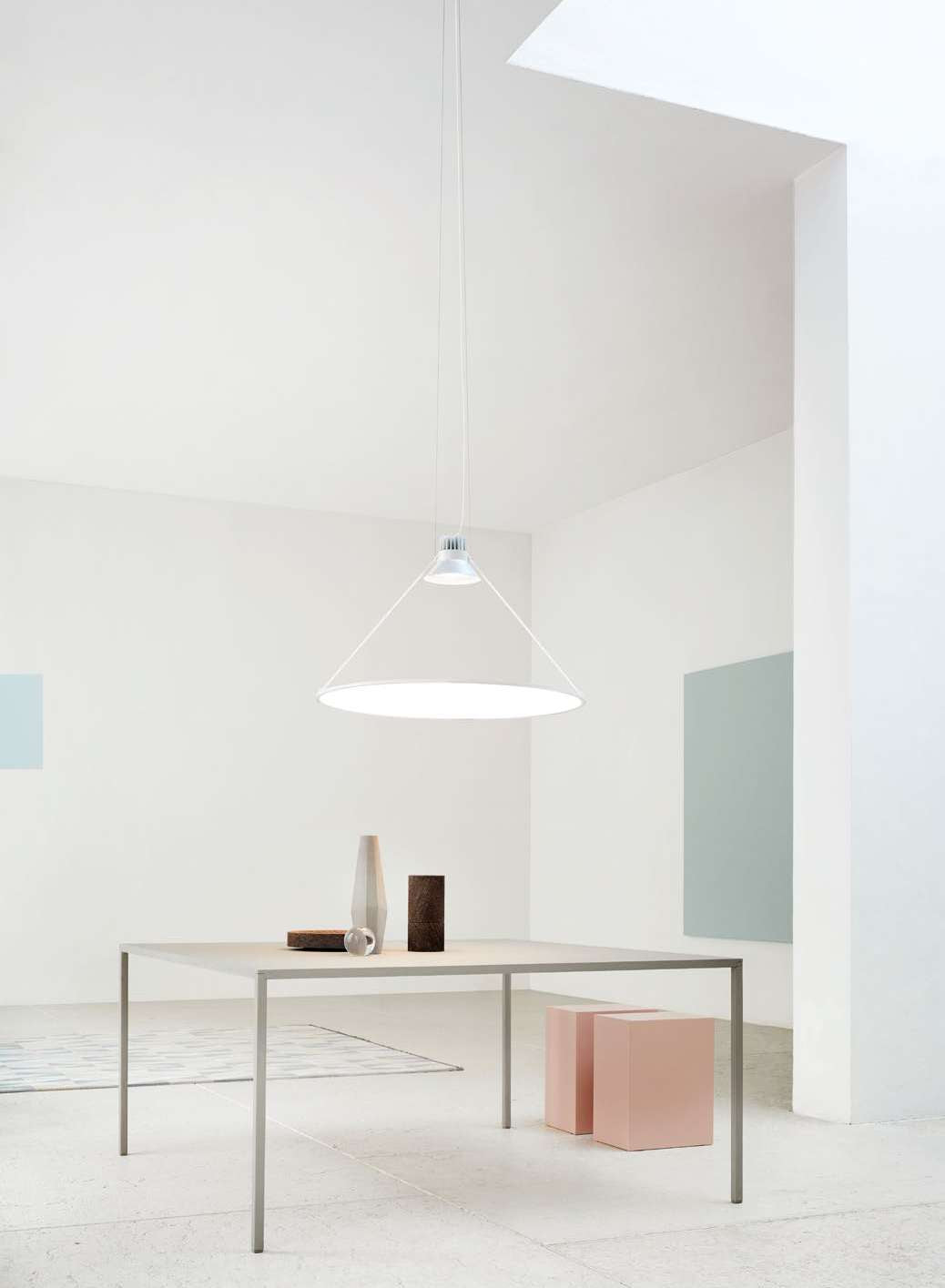 Luceplan Amisol Suspension Lamp illuminated