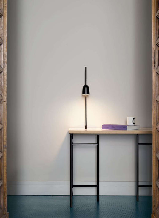Luceplan Ascent Table Lamp on a console table