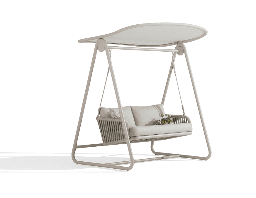 Couture Jardin GOOD TIMES Swing Chair Camel lifestyle