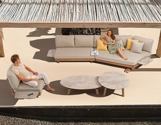 Couture Jardin LOUNGE Oval Coffee Table lifestyle