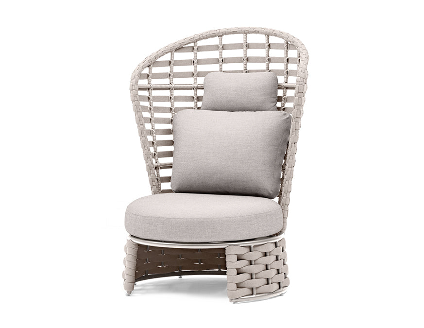 Couture Jardin NOBLE Highback Armless Chair Greige
