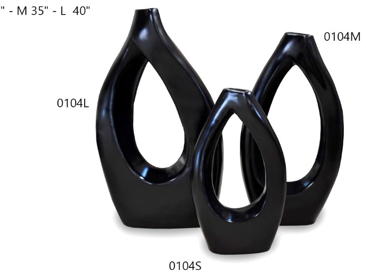 Mood Dekor Set of Three Pera Torcida Vases