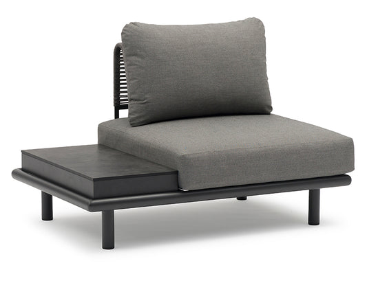 Couture Jardin PLAY Armless Chair With Side Table Anthracite