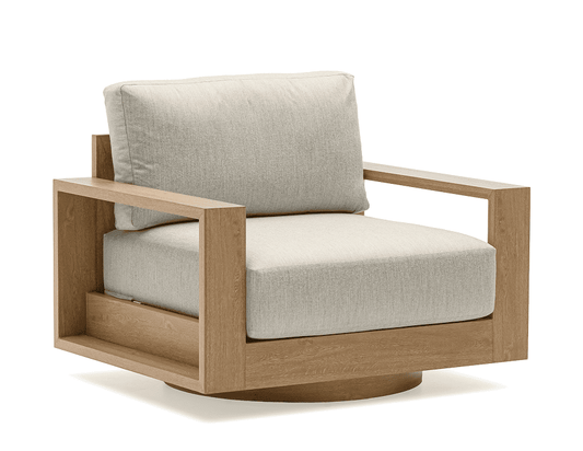 Couture Jardin SKY Swivel Armchair Oak