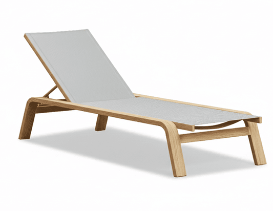 Couture Jardin SO CHIC Chaise Lounge Oak