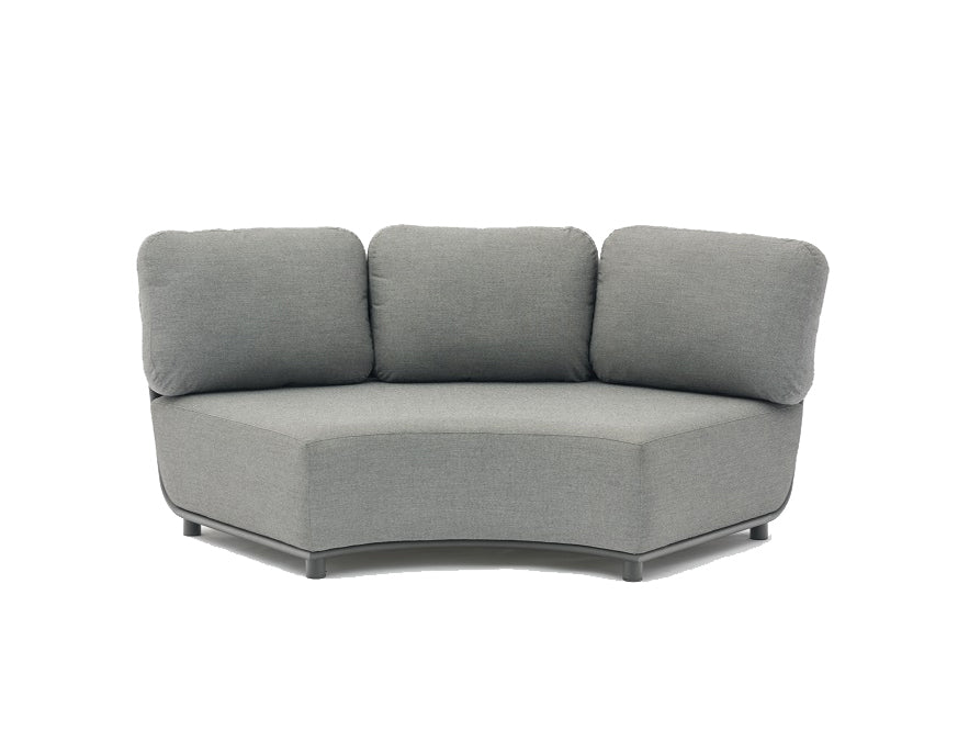 Couture Jardin HUG Arc Corner Sofa Anthracite lifestyle