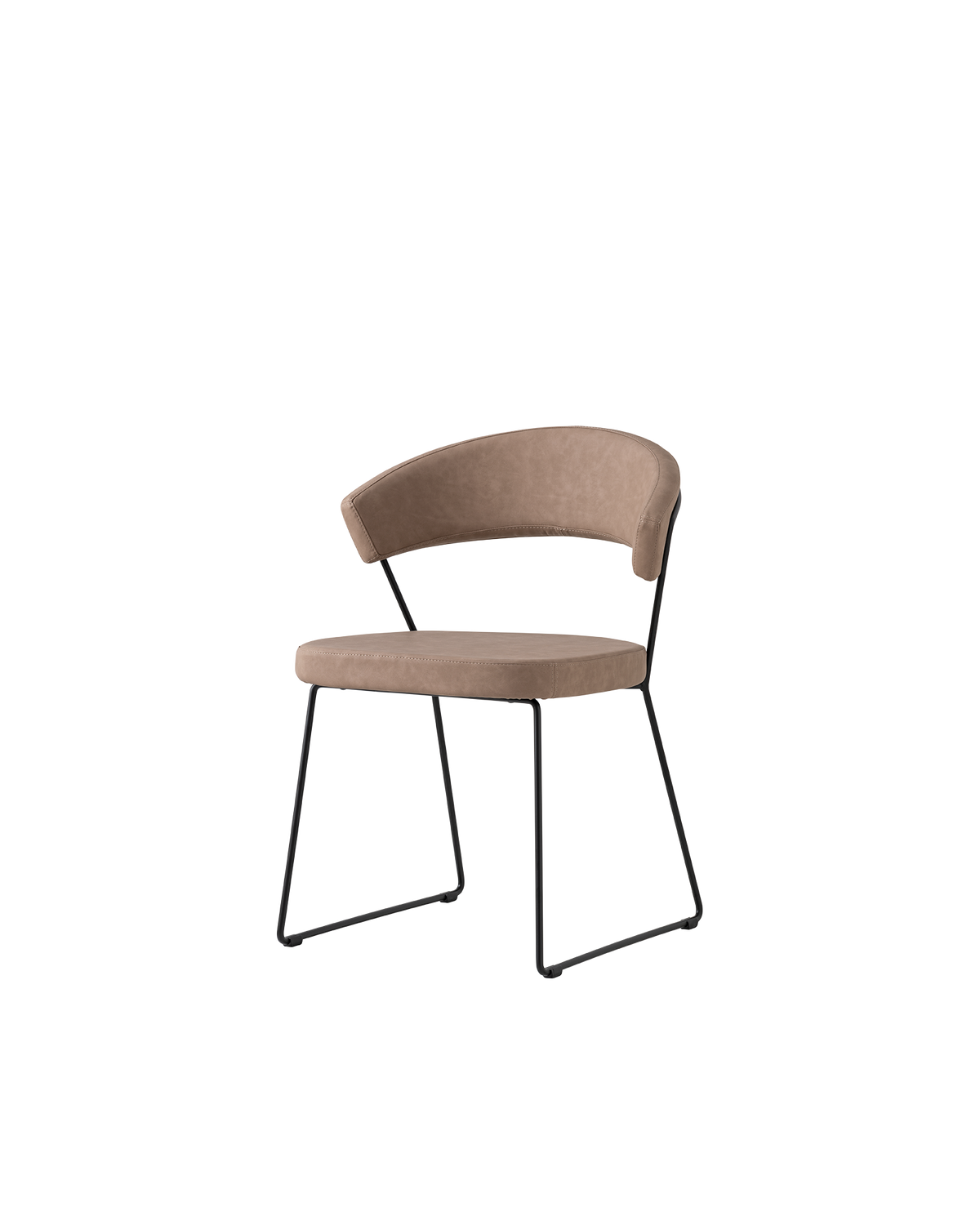 Connubia New York Chair - P15 Matt Black, S0A Vintage Desert