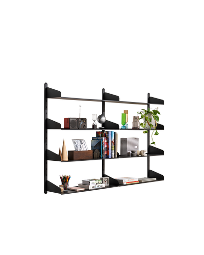 Connubia Shelfy Bookcase CB6106-C6 - Frame P15 Matt Black, detail