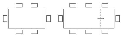 Seating capacity diagram