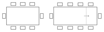 Seating capacity diagram