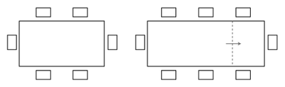 Seating capacity diagram