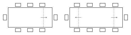Seating capacity diagram