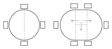 Seating capacity diagram