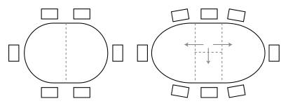 Seating capacity diagram