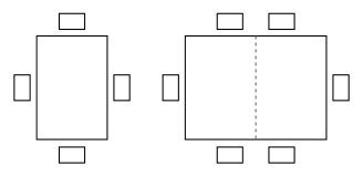 Seating capacity diagram