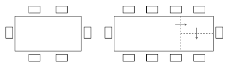 Seating capacity diagram