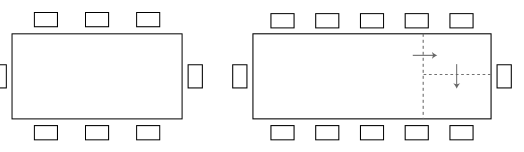 Seating capacity diagram