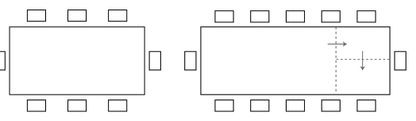Seating capacity diagram