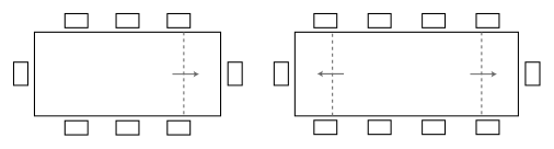 Seating capacity diagram