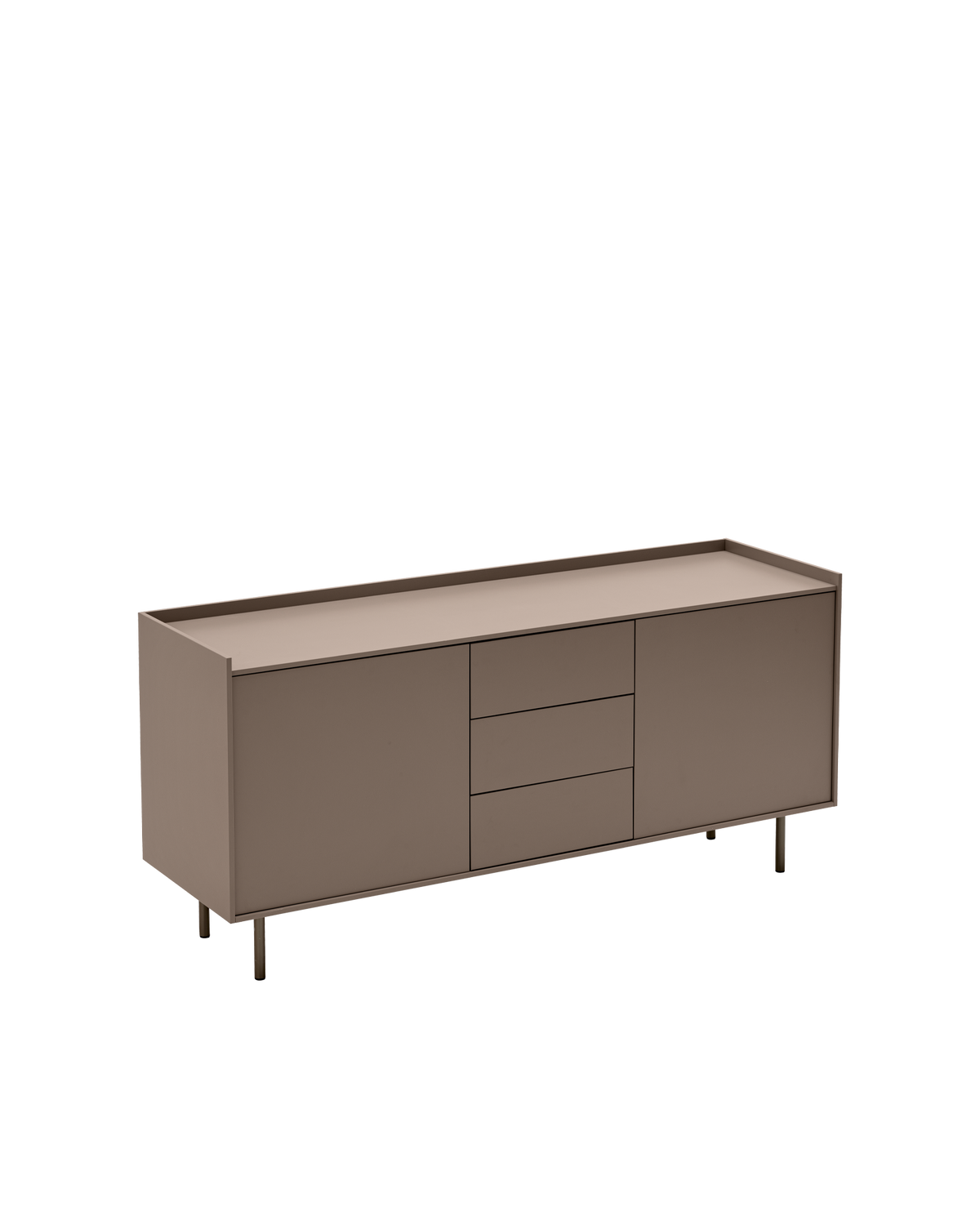 Connubia Cover Sideboard CB6108-2 - Frame P43L Matt Mud Brown, Base P38M Matt Lava