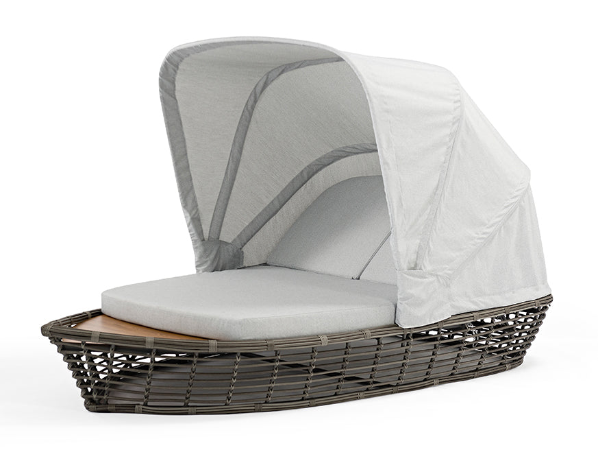 Couture Jardin ESCAPADE Double Daybed With Canopy