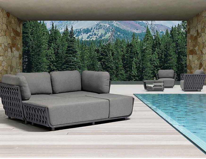 Couture Jardin HUG Armchair Anthracite lifestyle