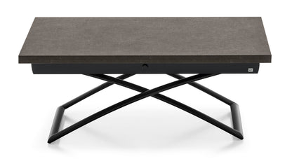 Connubia Magic-J Table CB5041-A - P15 Matt Black base/frame, P11E Vulcano top (size-representative photo)