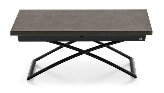 Connubia Magic-J Table CB5041-A - P15 Matt Black base/frame, P11E Vulcano top (size-representative photo)