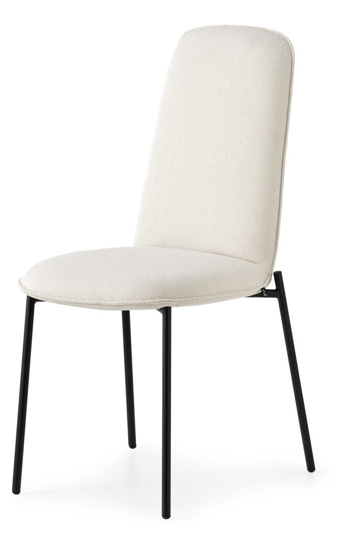 Connubia RILEY Chair CB2157-N - P15 Matt Black, SKZ Cros Sand