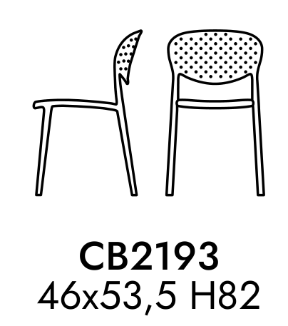 Connubia ABBY Chair CB2193 schematic