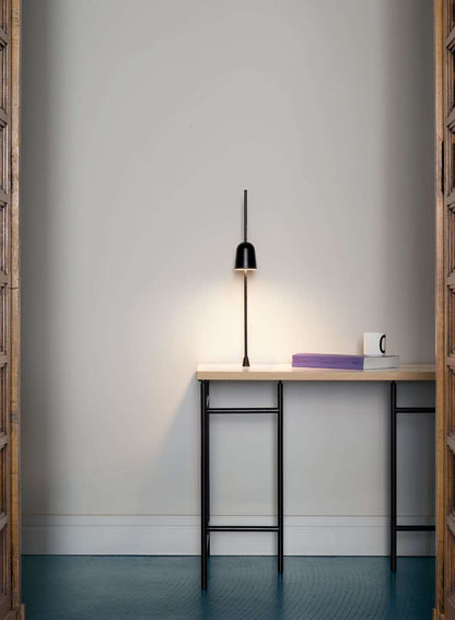 Luceplan Ascent Table Lamp on a console table