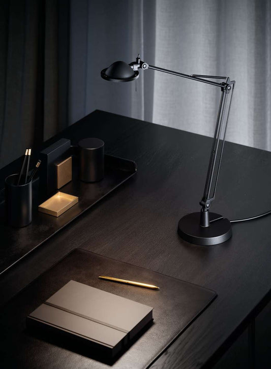 Luceplan Berenice Table Lamp on a desk
