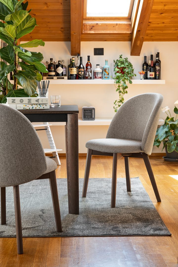 Connubia Tuka Mid Chair CB2190 - P12 Smoke, SLA Cros Taupe