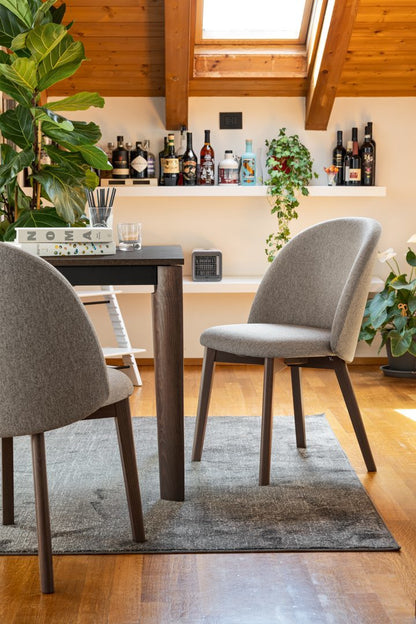 Connubia Tuka Mid Chair CB2190 - P12 Smoke, SLA Cros Taupe