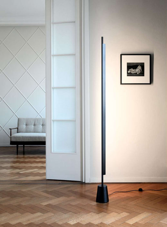Luceplan Compendium Floor Lamp in a hallway