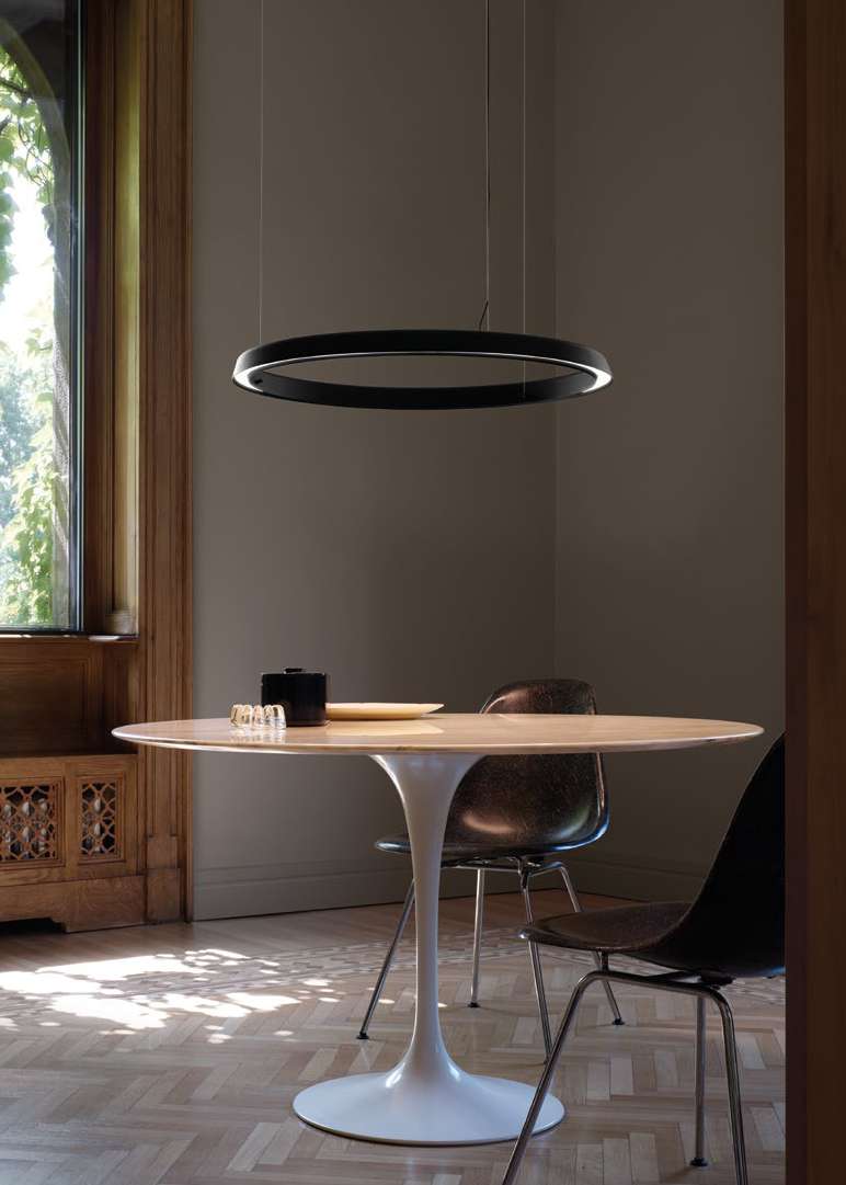 Luceplan Compendium Circle single-ring suspension lamp