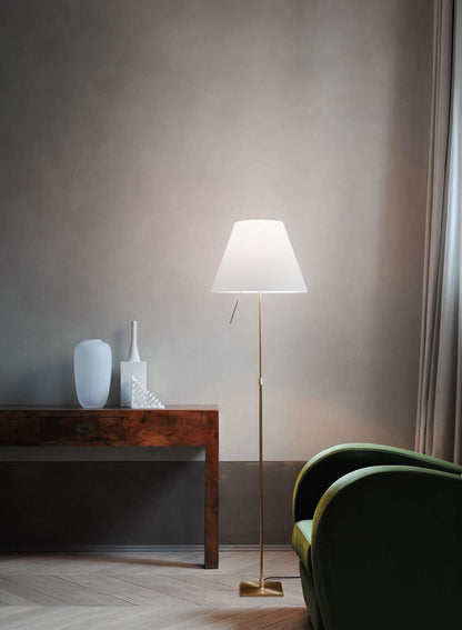 Luceplan Costanza Floor Lamp brass