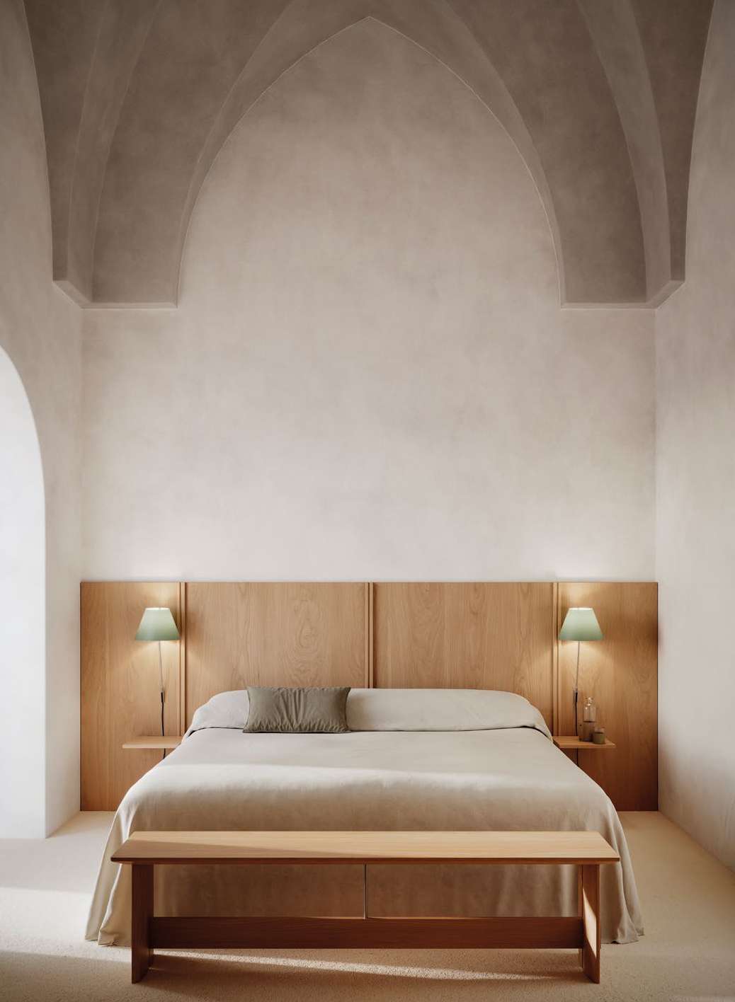 Luceplan Costanzina Wall Lamp bedside pair