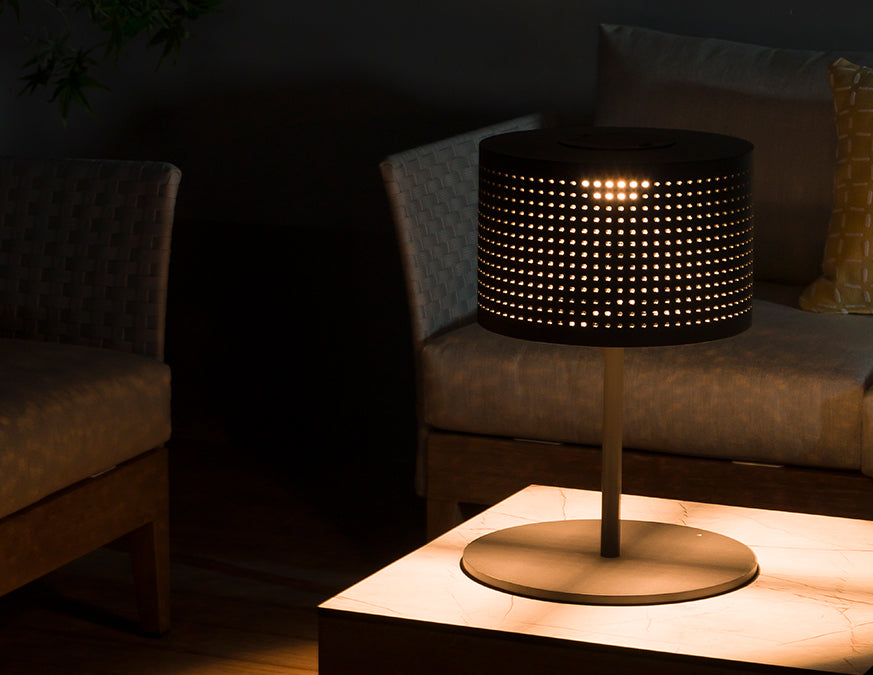 Couture Jardin HILO Height Adjustable Solar Lamp lifestyle