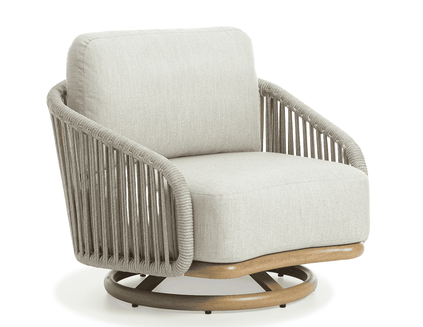 Couture Jardin Delight Swivel Armchair Oak lifestyle