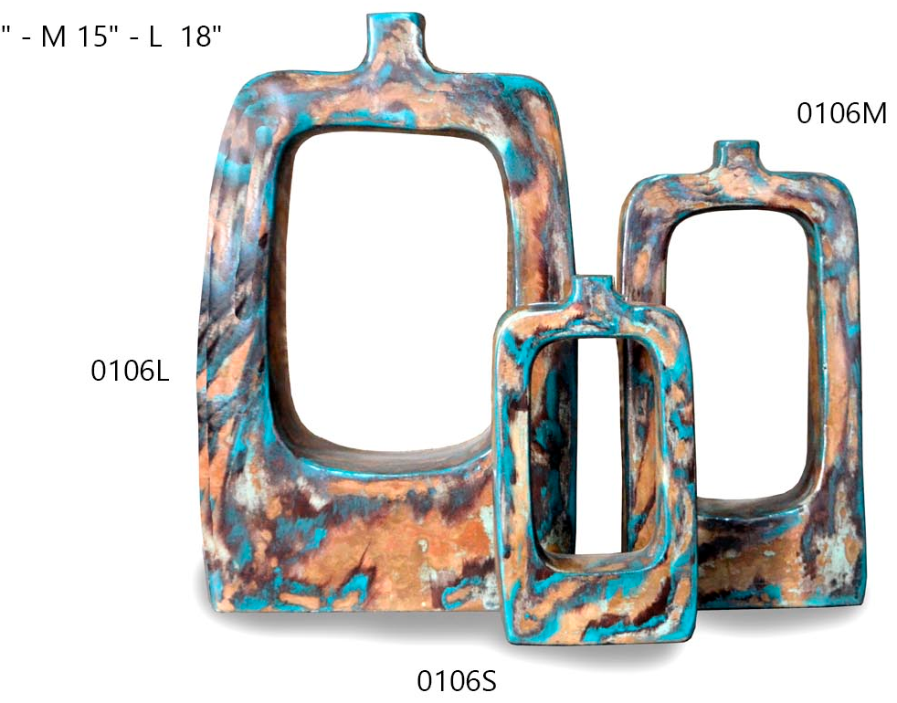 Mood Dekor Set of Three Dione Vases