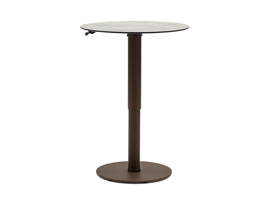 Couture Jardin ENJOY Round Adjustable Height Table Bronze