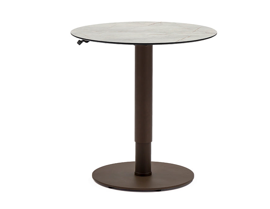 Couture Jardin ENJOY Round Adjustable Height Table lifestyle