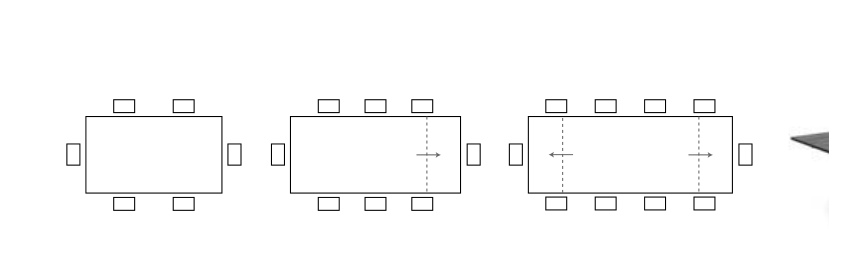 Connubia Gemini Table CB4873-R 160 extension schematic