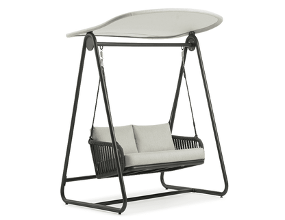 Couture Jardin GOOD TIMES Swing Chair Anthracite lifestyle