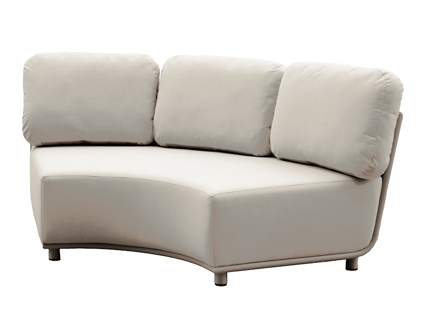 Couture Jardin HUG Arc Corner Sofa Greige lifestyle