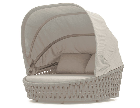 Couture Jardin HUG Daybed with Canopy Greige
